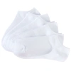 Pure cotton mesh white boat socks for girls and boys, sweat-absorbing, breathable and deodorizing, children's socks, anti-slip for sports, summer thin style Item Picture
